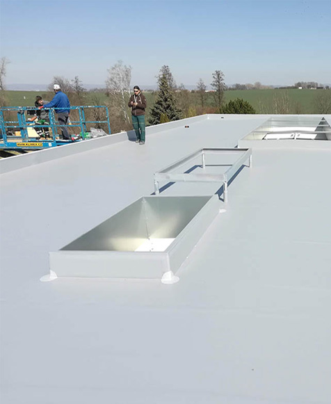 Hydroizolace střech, balkonů a teras