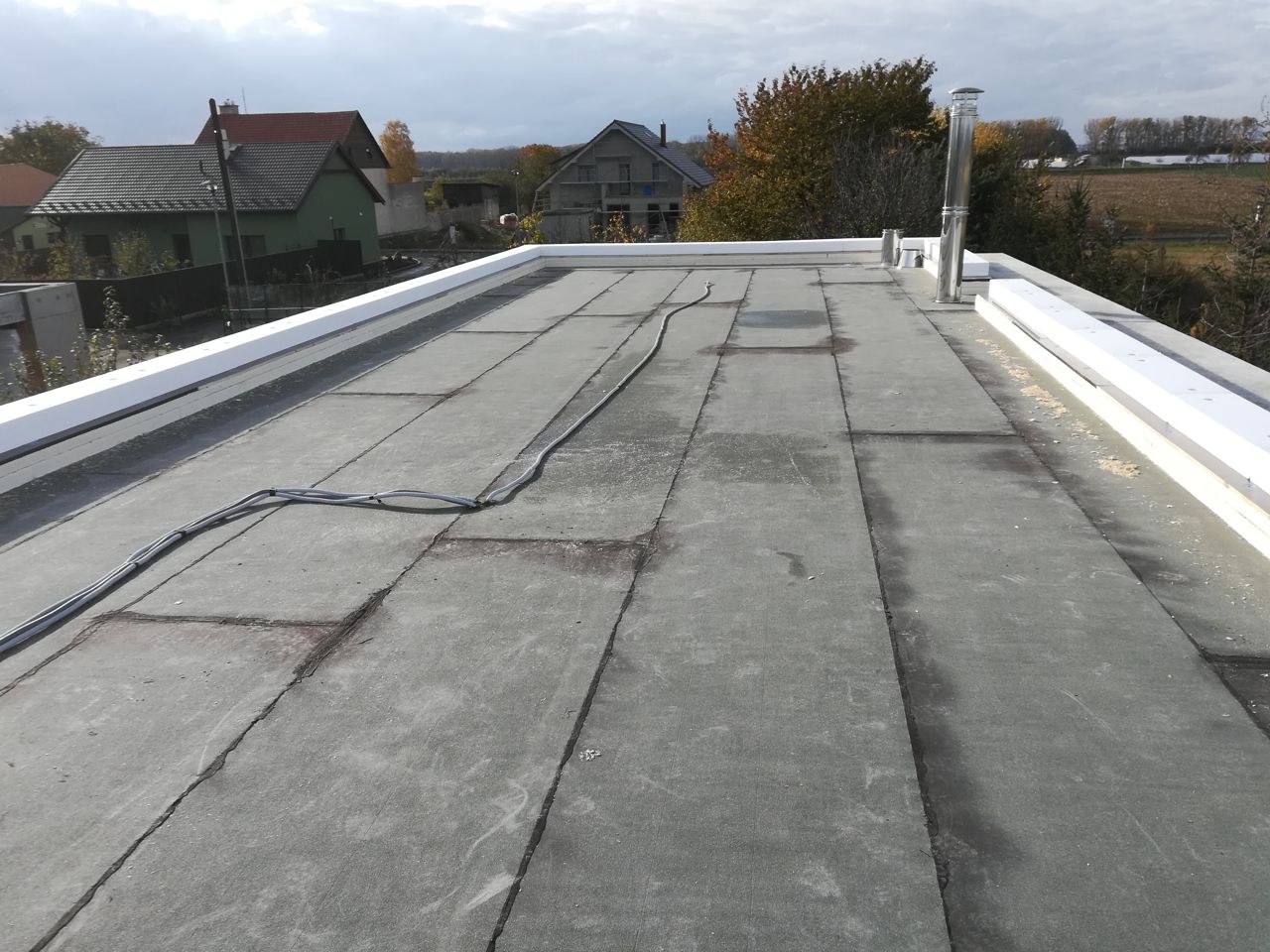 Izolace střechy na RD Břest